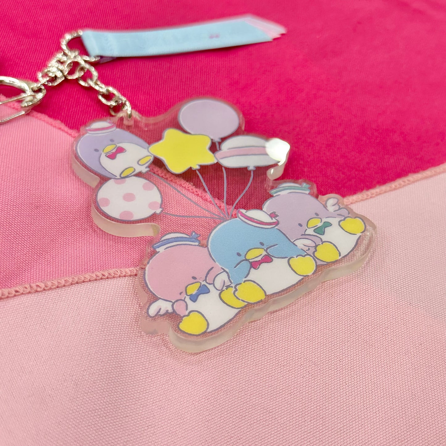 Tuxedosam "Balloon Dreams" Acrylic Keychain