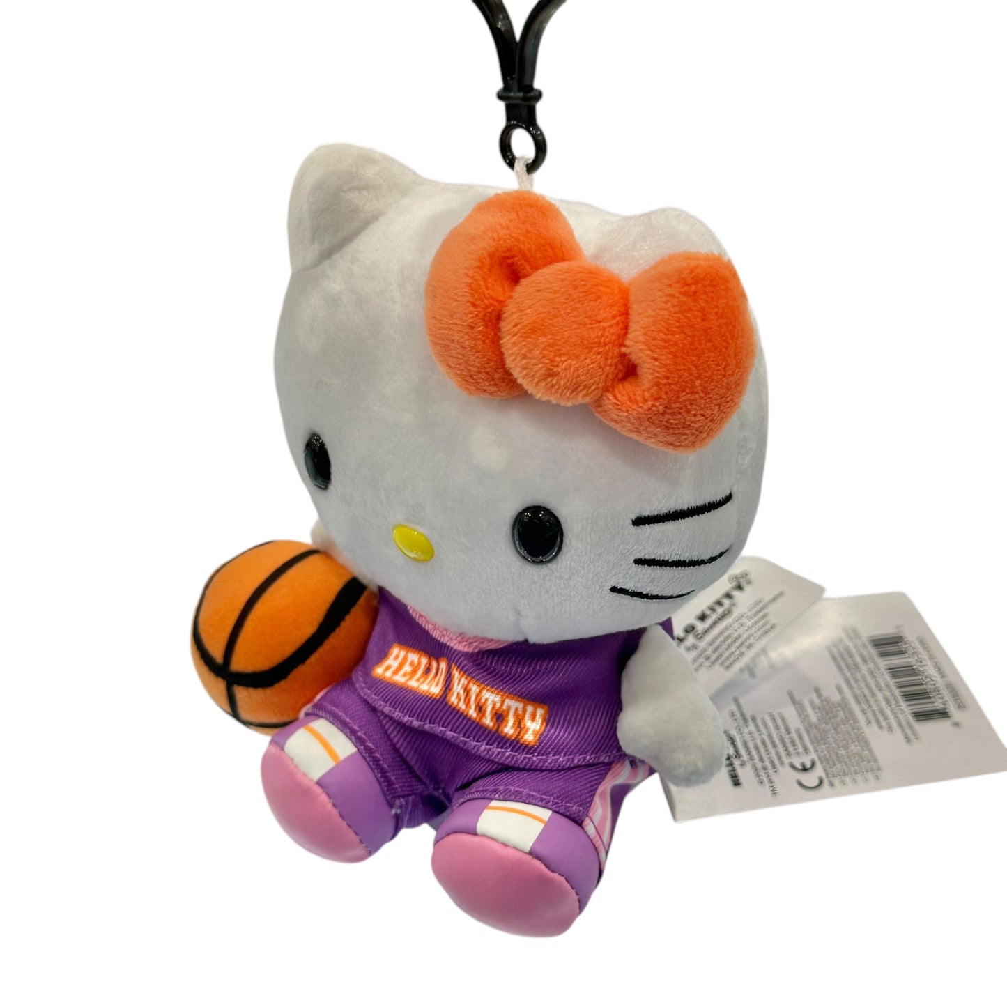 Hello Kitty "Basketball Club Activities" Mascot Clip On