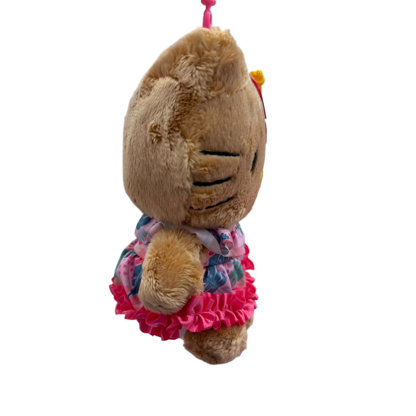 Hello Kitty "Tan Hibiscus" Mascot Clip On