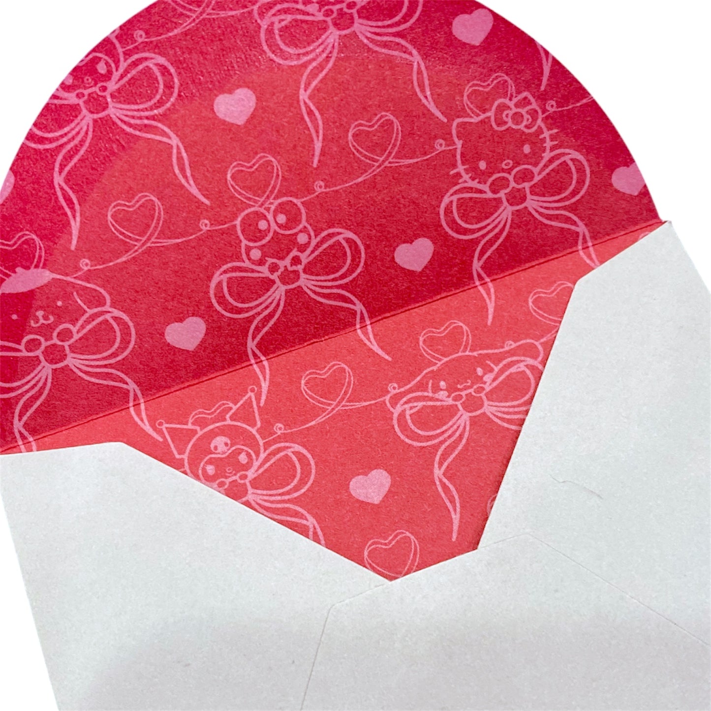 Hello Kitty & Friends Hearts & Ribbons Mini Note Card