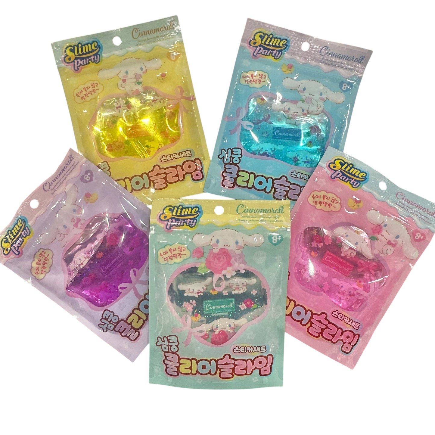 Cinnamoroll Clear Slime & Sticker Set