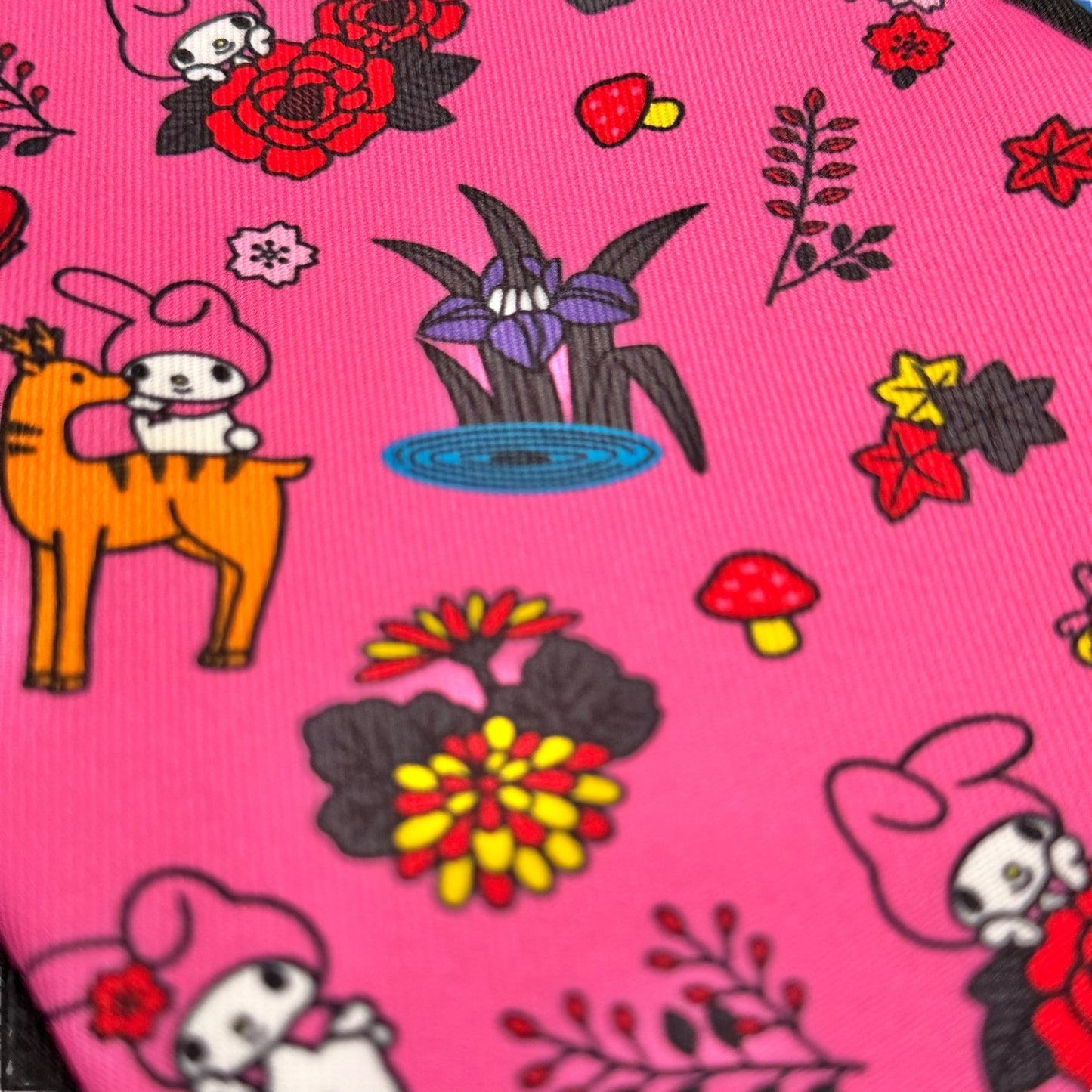 My Melody "Hanafuda" Flat Pouch
