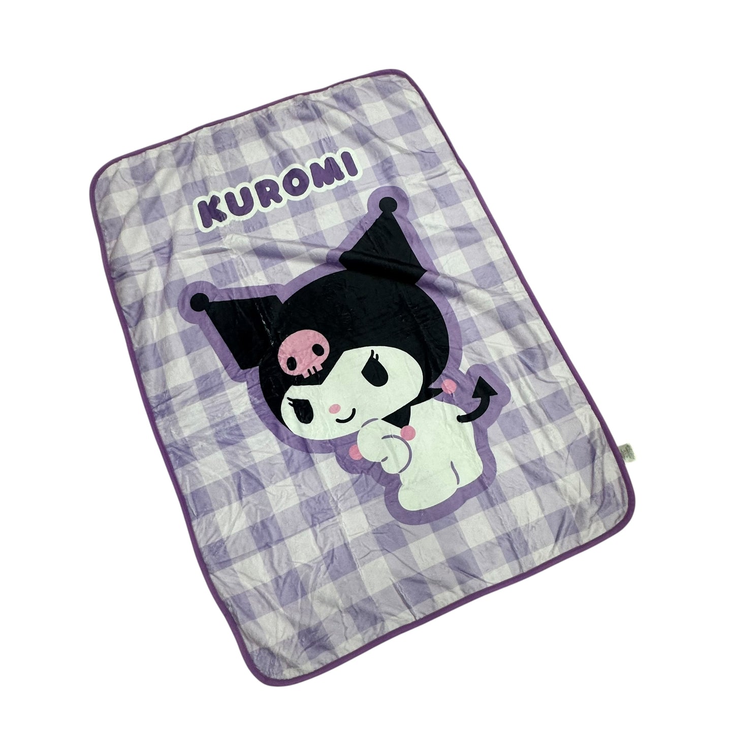 Kuromi "Gingham Interior" Blanket