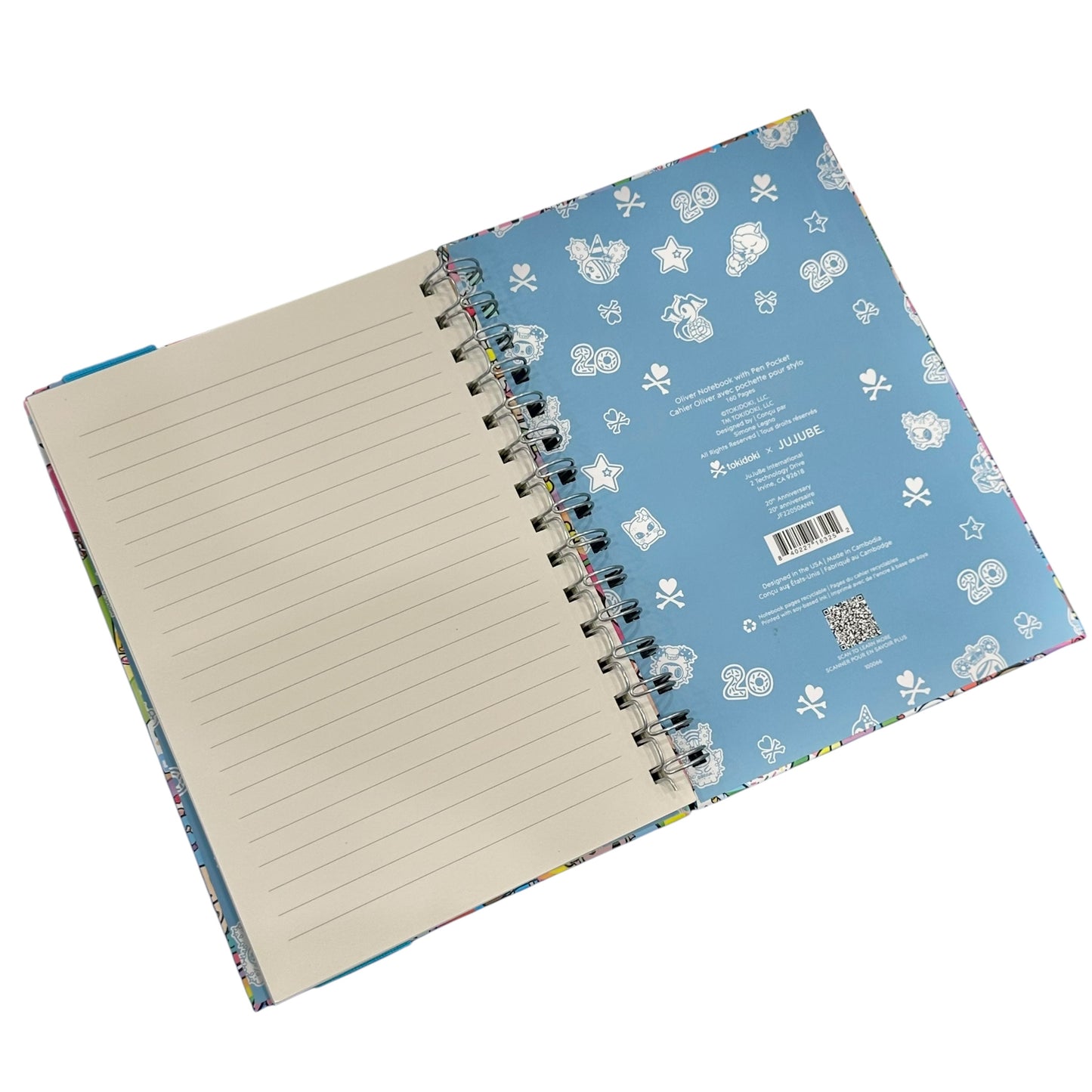 JuJuBe x tokidoki "20th Anniversary" Oliver Notebook