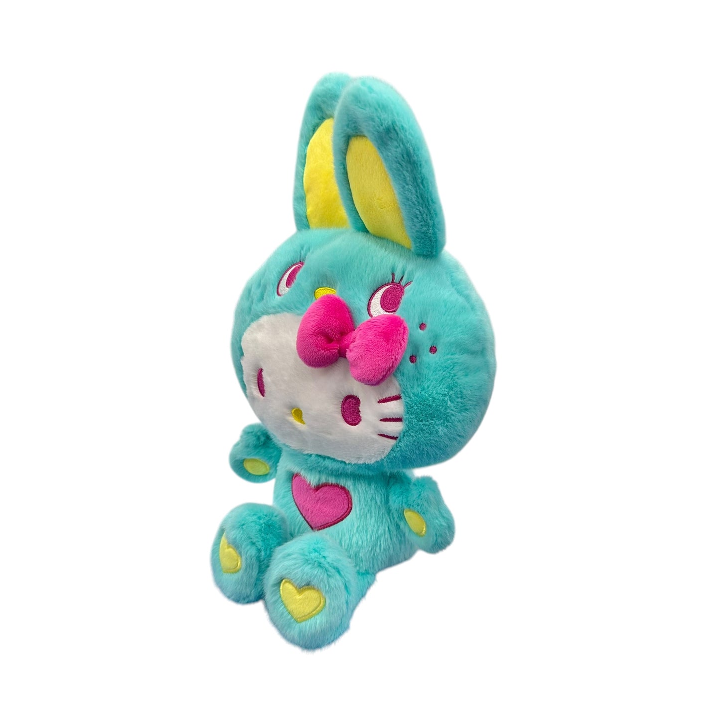 Hello Kitty "Green Colorful Bunny" 11in Plush