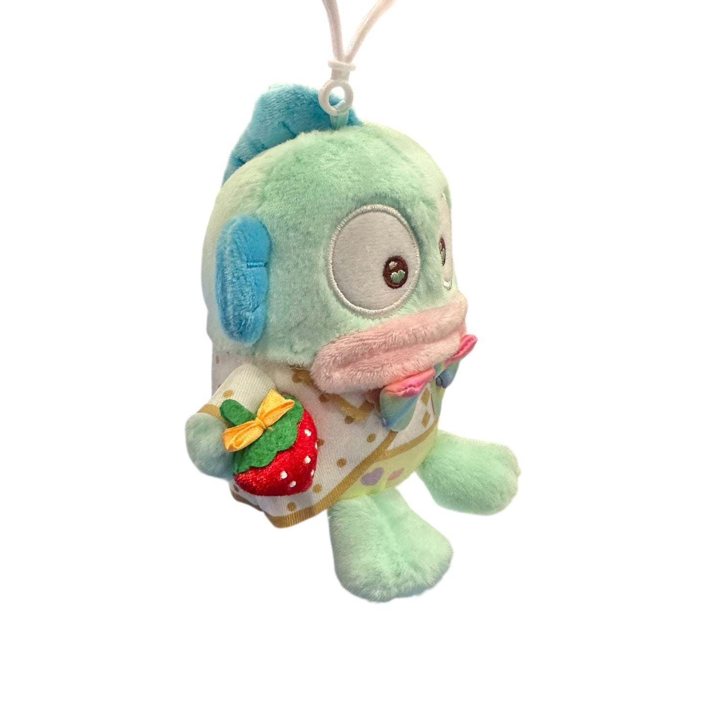 Hangyodon "Strawberry Rainbow" Mascot Clip On