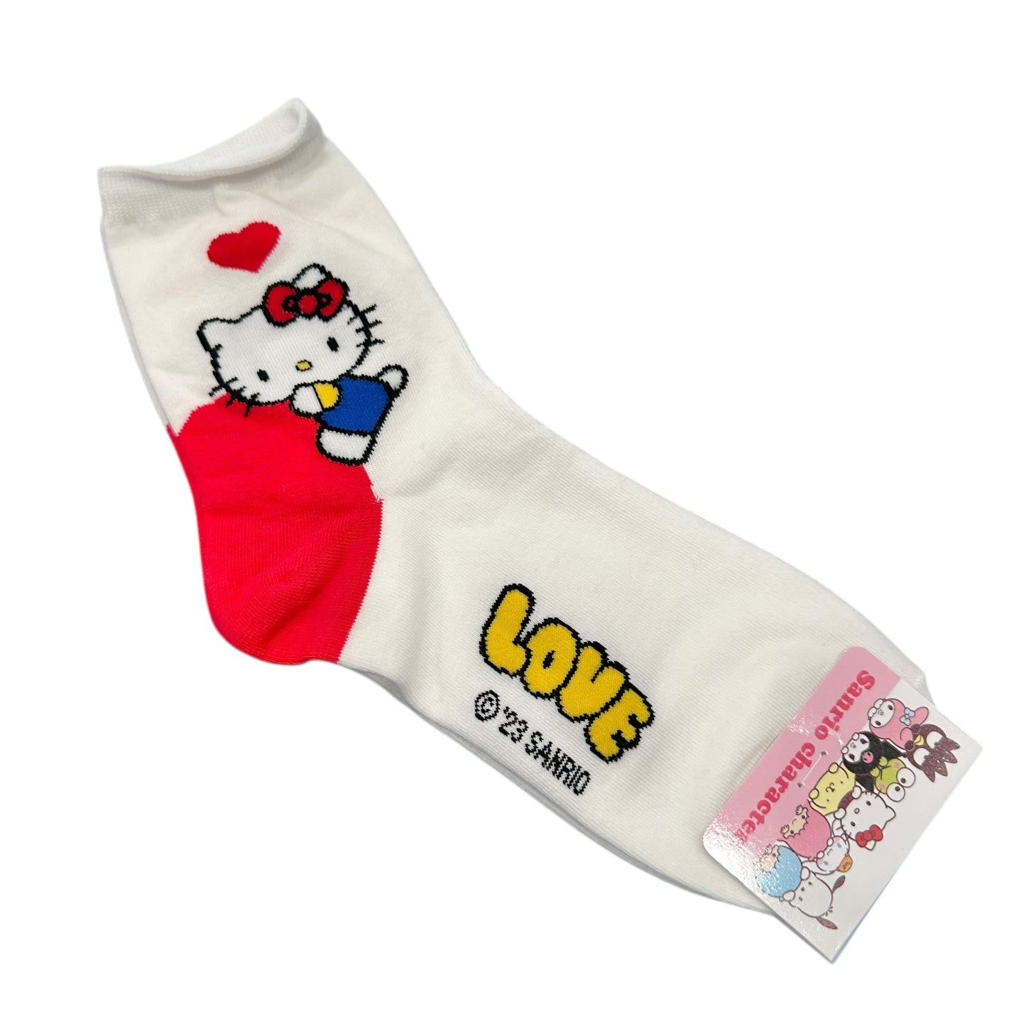 Hello Kitty "Big Heart" Socks