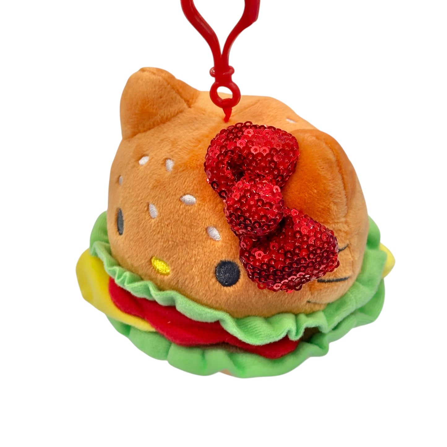 Hello Kitty "Burger Burger Shop" Mascot Clip On