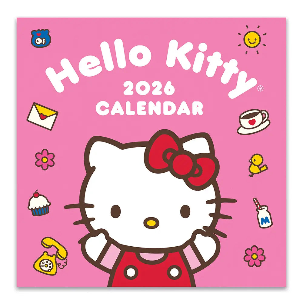 Hello Kitty 2026 Playful Pink Calendar
