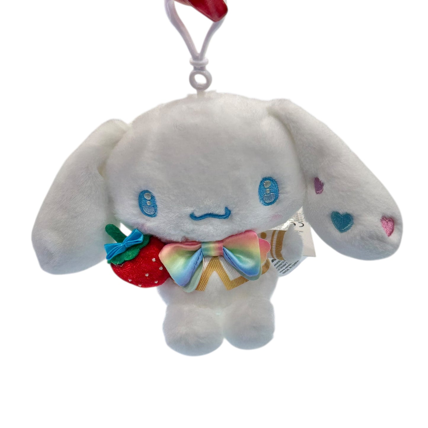 Cinnamoroll "Strawberry Rainbow" Mascot Clip On