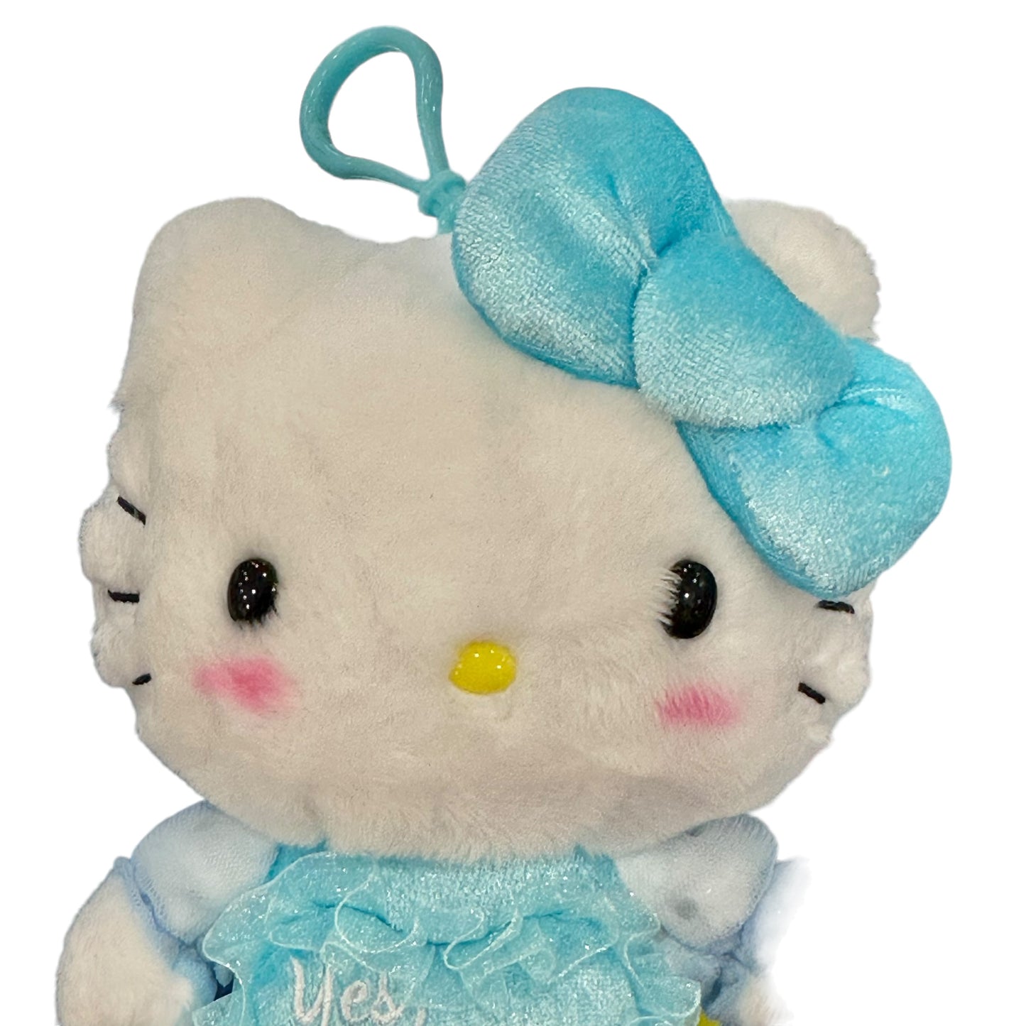 Hello Kitty "Yes, Me Too" Message Mascot Clip On Plush
