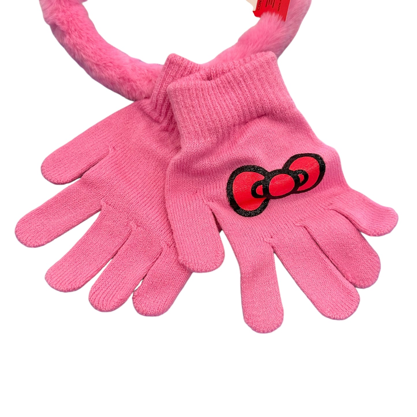Hello Kitty "Pink" Earmuff & Gloves Set