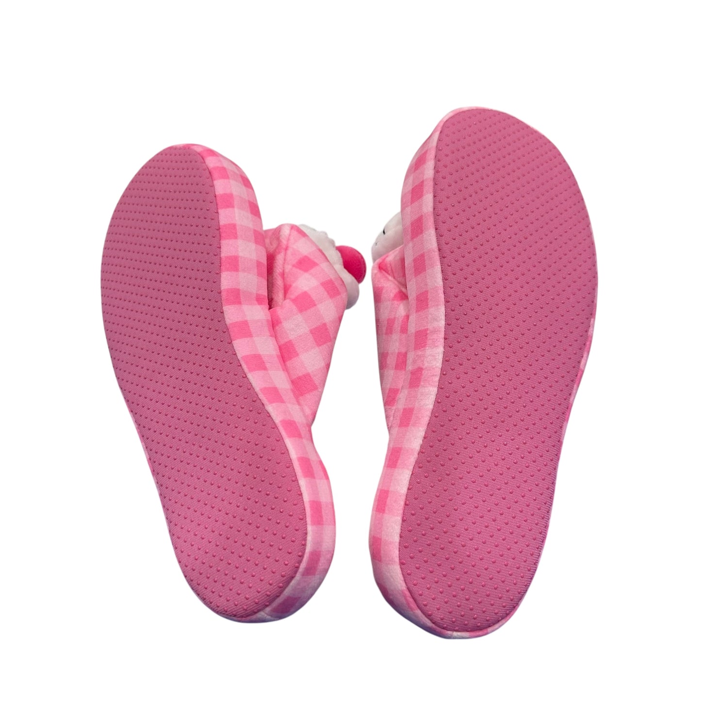 Hello Kitty "Gingham Interior" Bath Slippers