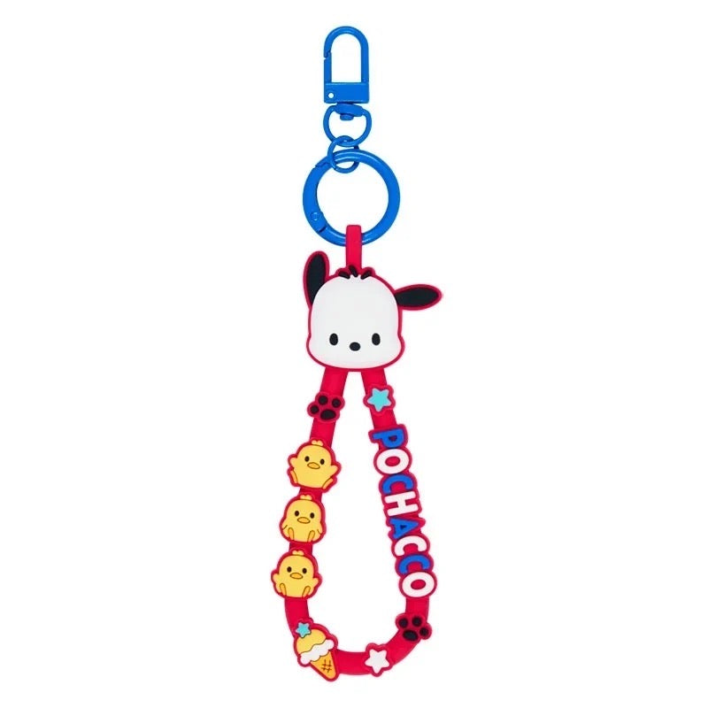 Pochacco Keyring w/ Rubber Strap