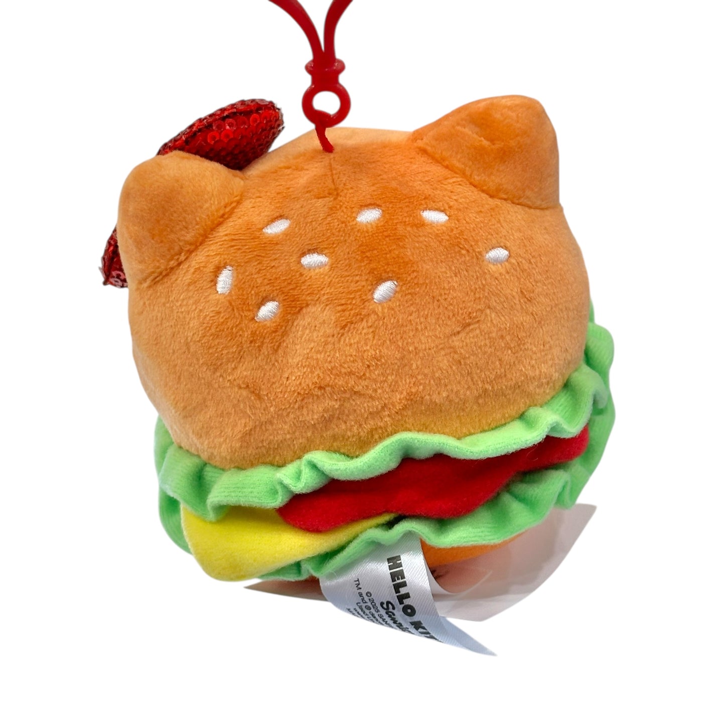 Hello Kitty "Burger Burger Shop" Mascot Clip On