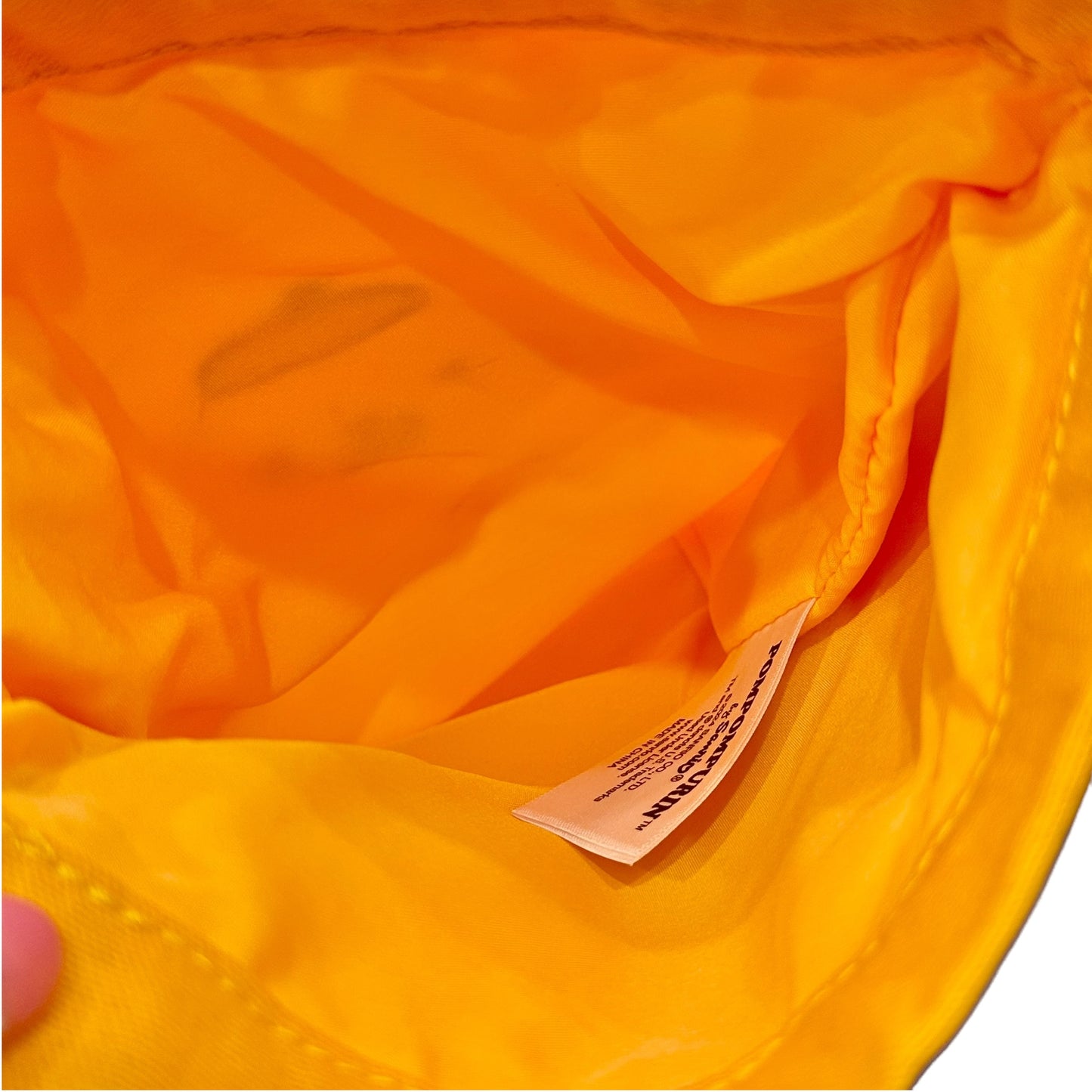 Pompompurin "Chenille Gingham" Drawstring Bag