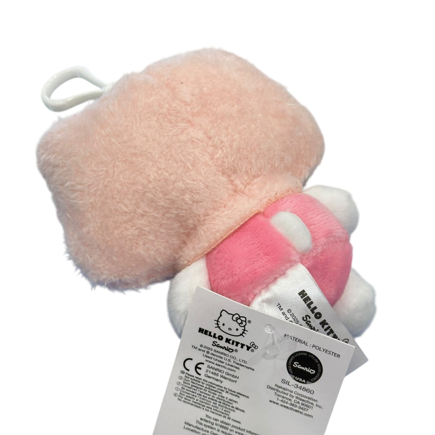 Hello Kitty "Fruit Cape" Mascot Clip On