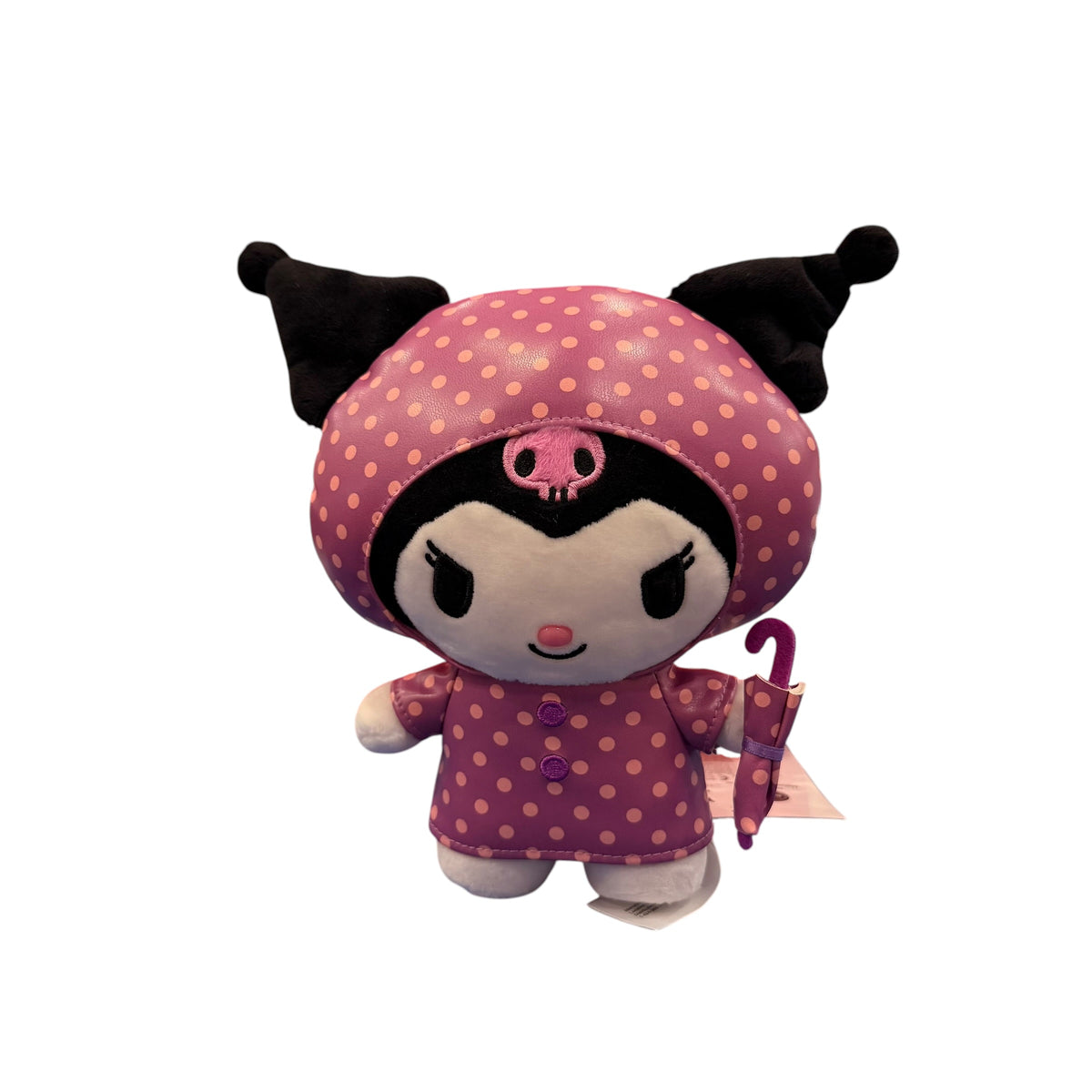Kuromi "Raincoat" 7in Standing Plush