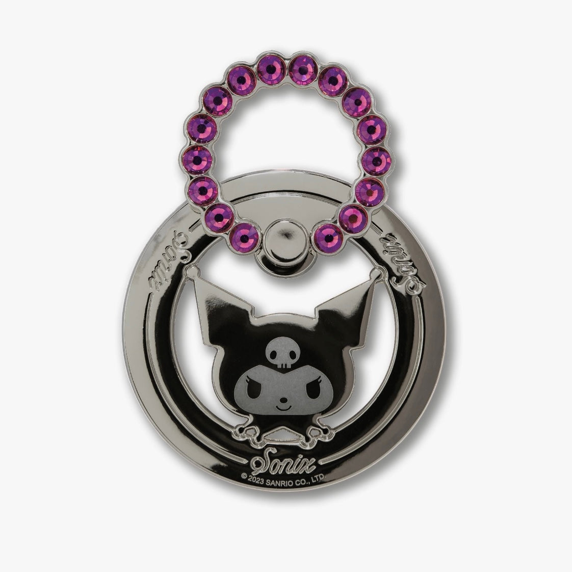 Sonix x Kuromi Magnetic Rhinestone Phone Ring
