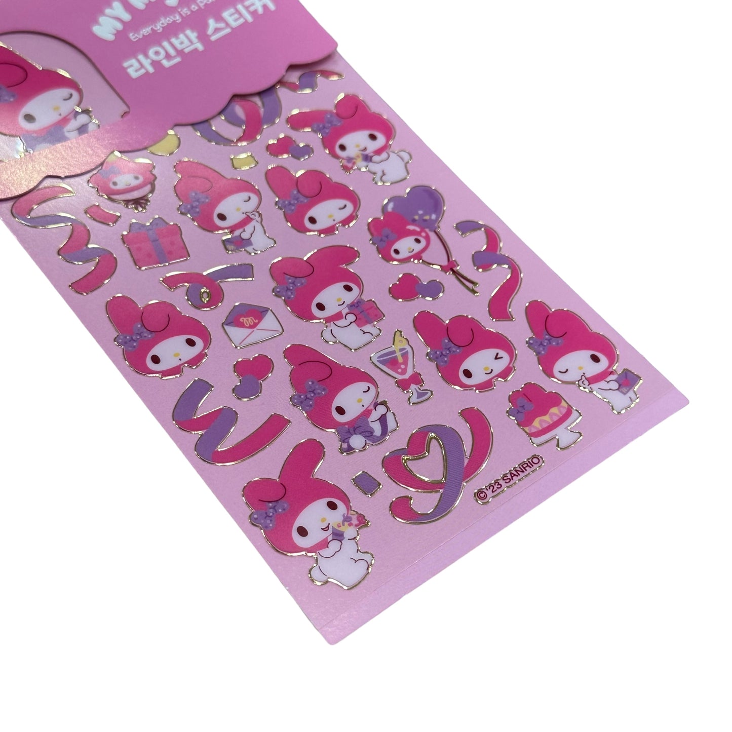My Melody "Border" Sticker