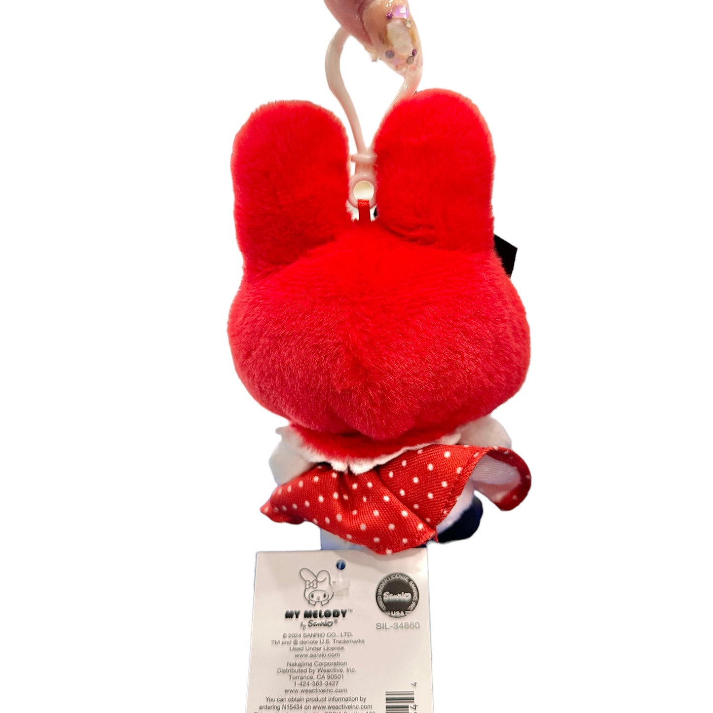 My Melody "Retro Red" Mascot Clip On Plush