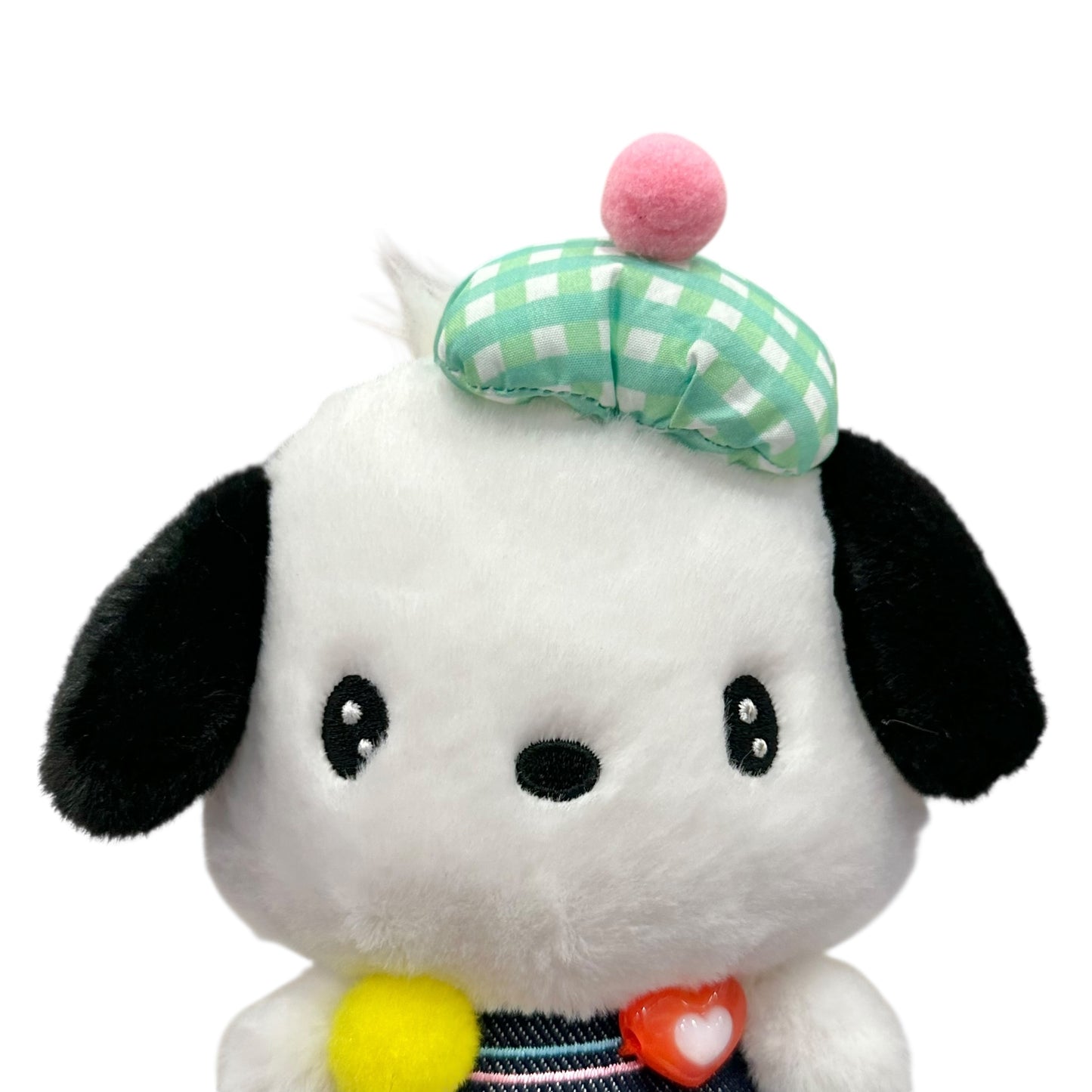 Pochacco "Gingham Denim" Mascot Clip On