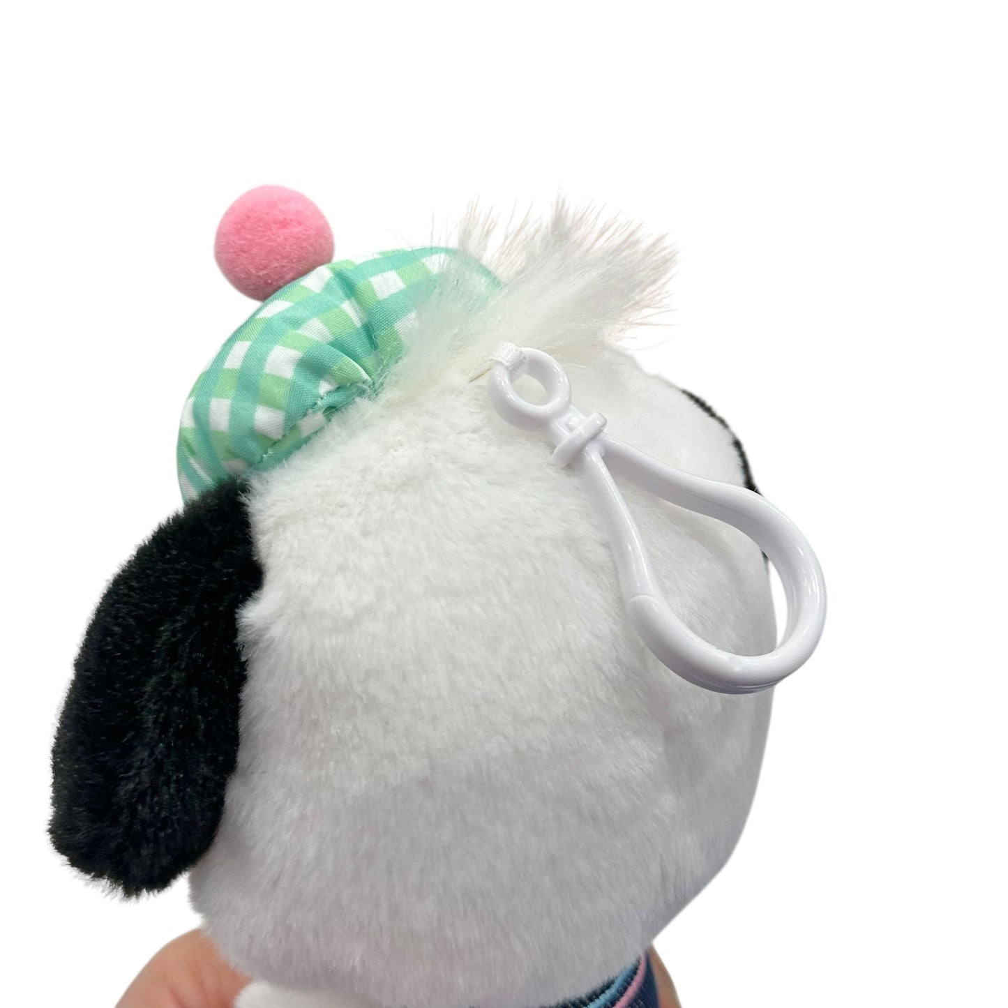 Pochacco "Gingham Denim" Mascot Clip On