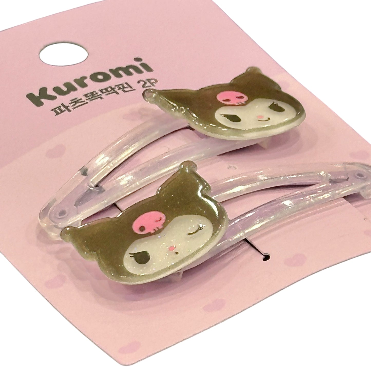 Kuromi Snap Hair Clips w/ Decorative Part