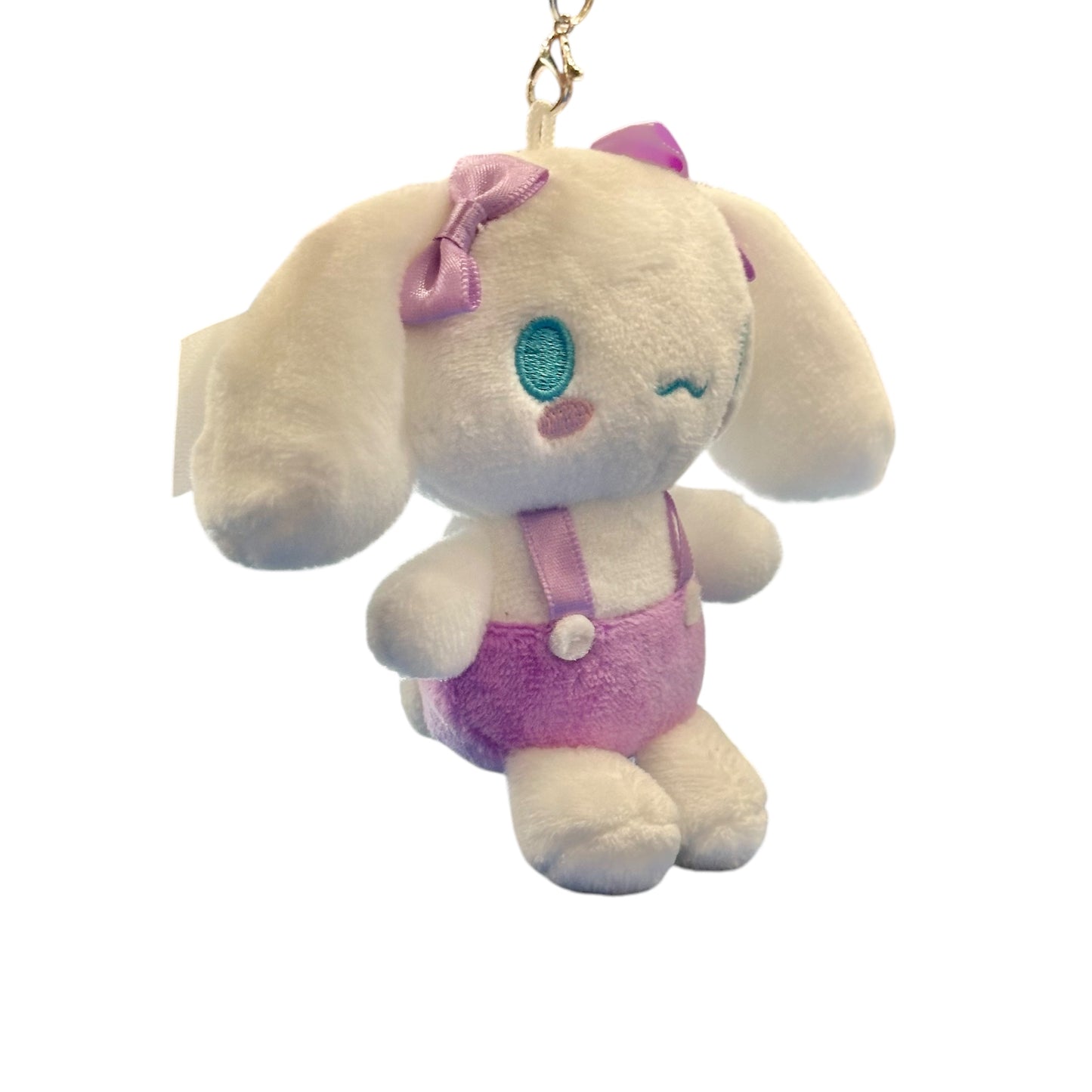 Cinnamoroll "Purple Dungarees" Mascot Key Clip