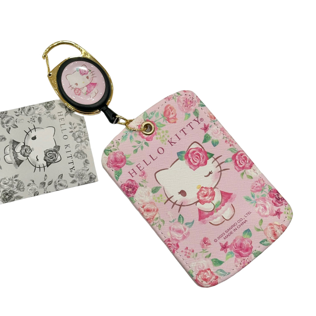 Hello Kitty Rose Card Case with Key Reel – Hello Discount Store