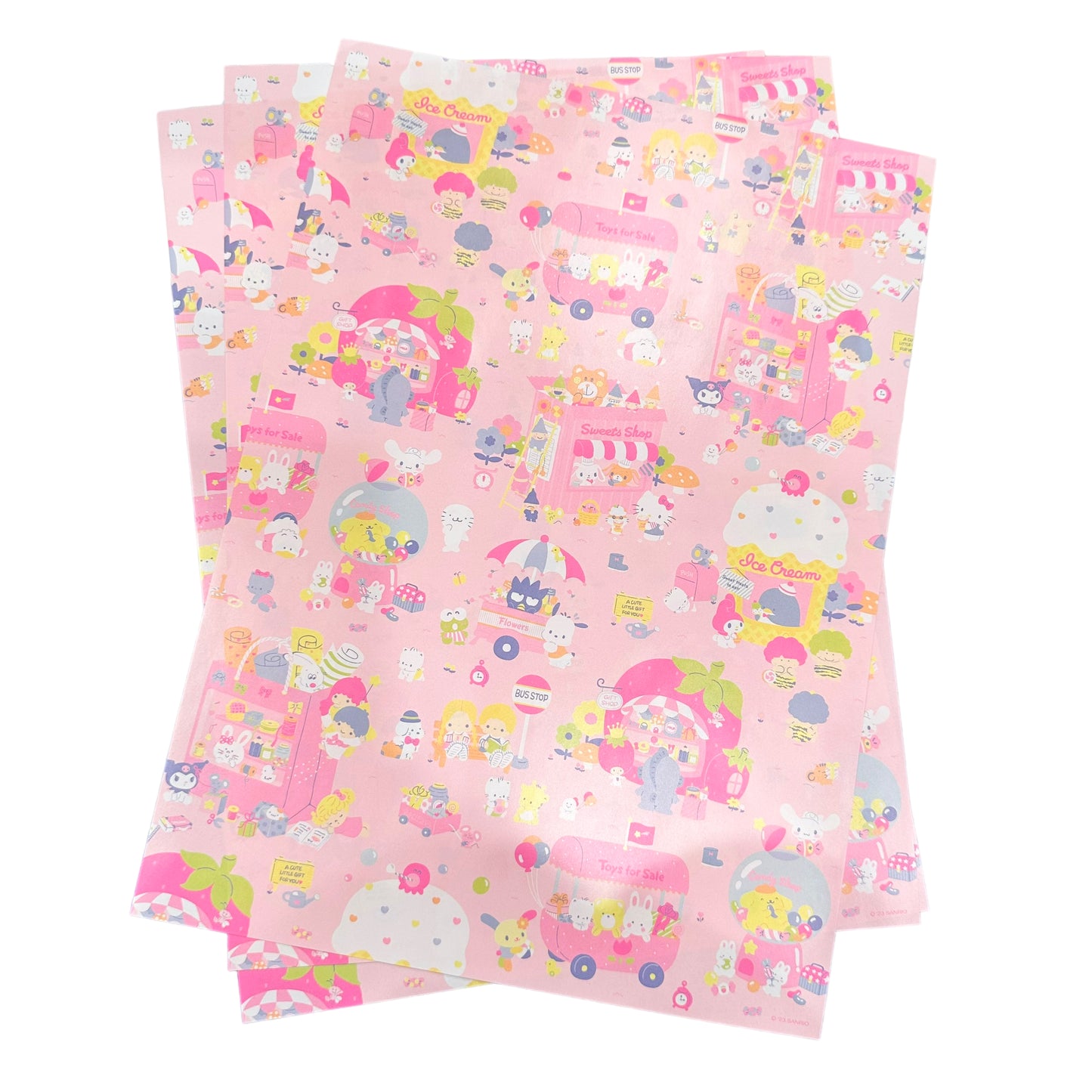 Sanrio Characters "FSD" Wrapping Set