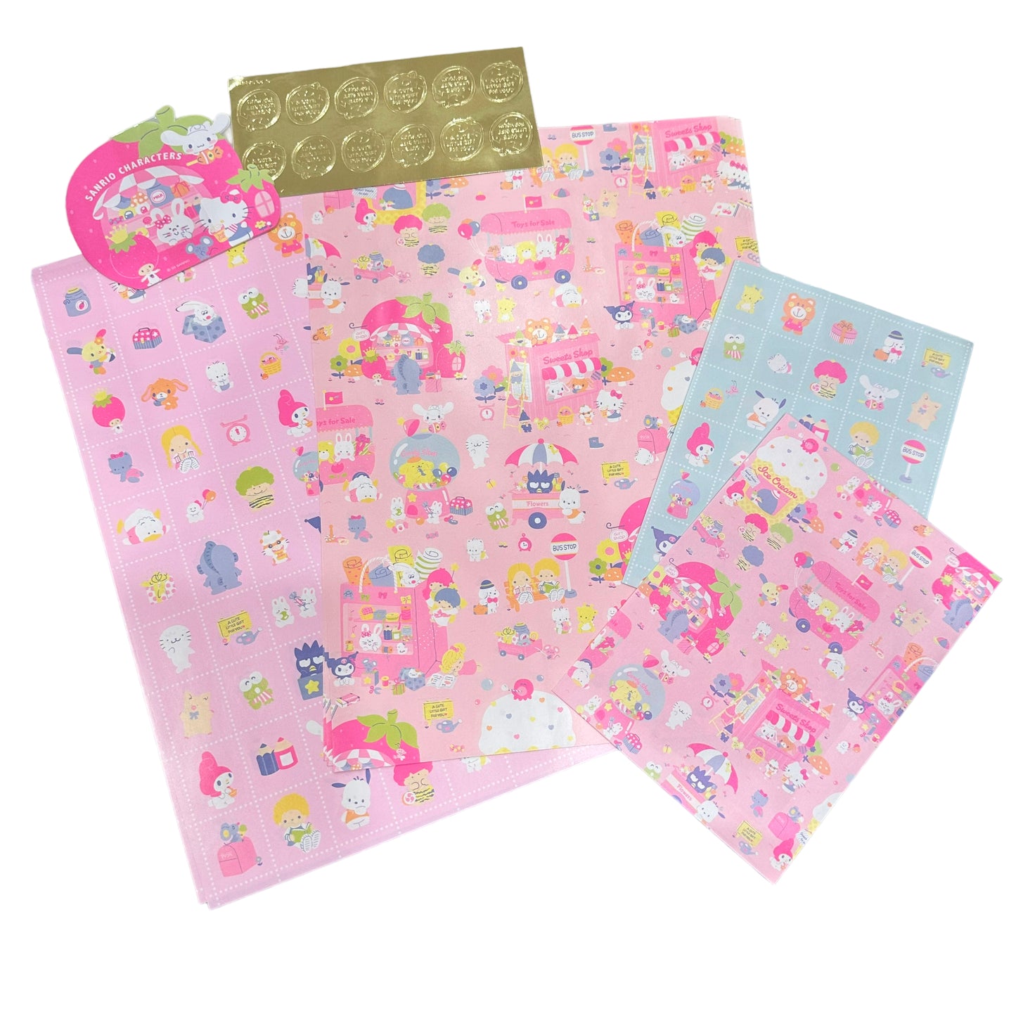 Sanrio Characters "FSD" Wrapping Set