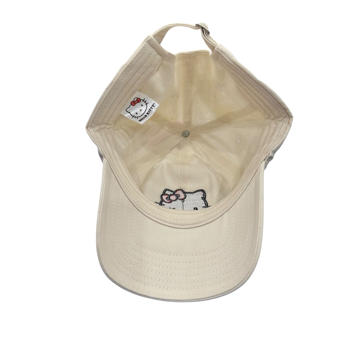 Hello Kitty "Chenille" Patch Pigment Cap (Off White)