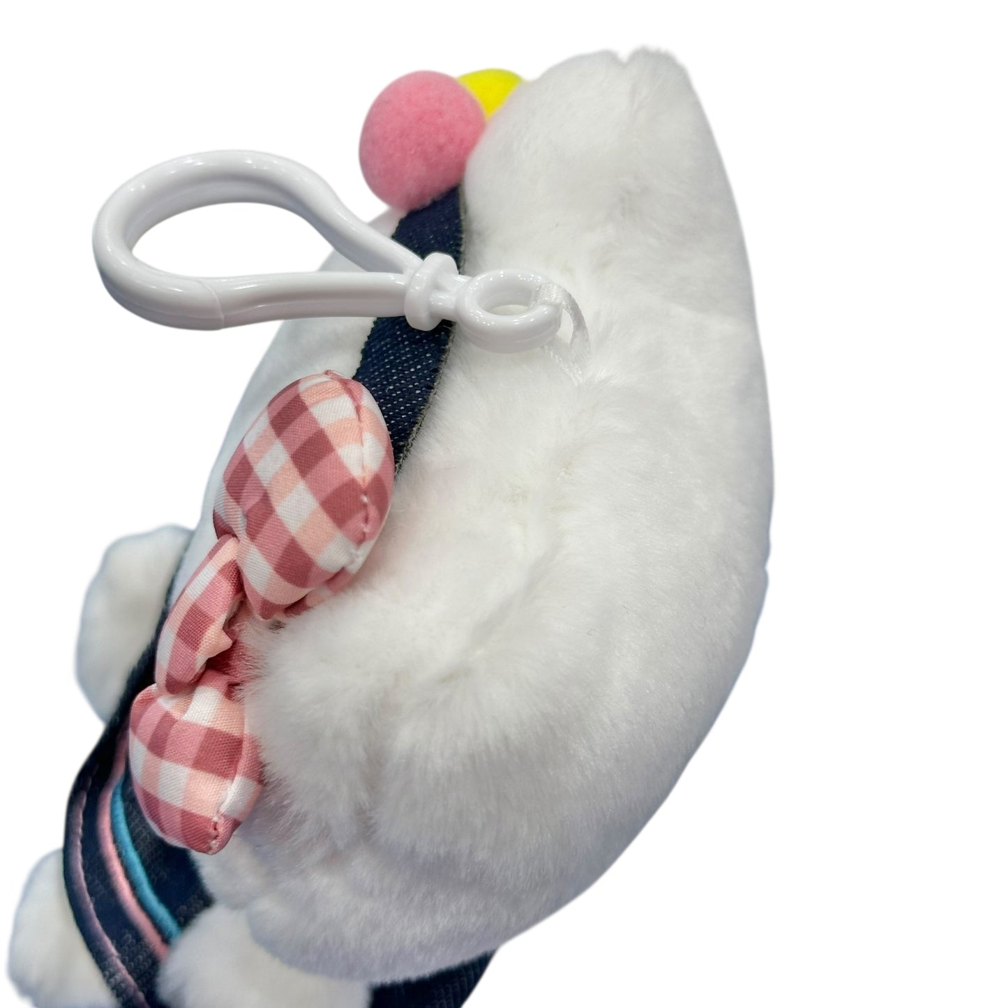 Hello Kitty "Gingham Denim" Mascot Clip On