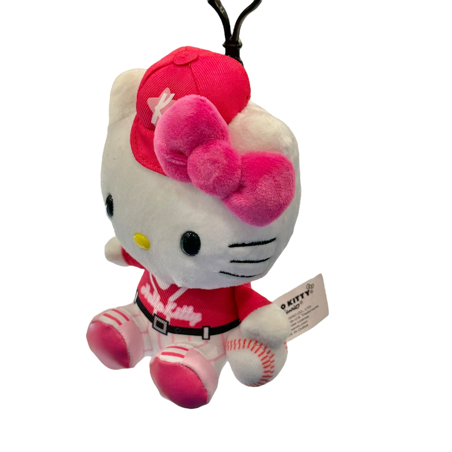Hello Kitty "Baseball Club Activities" Mascot Clip On