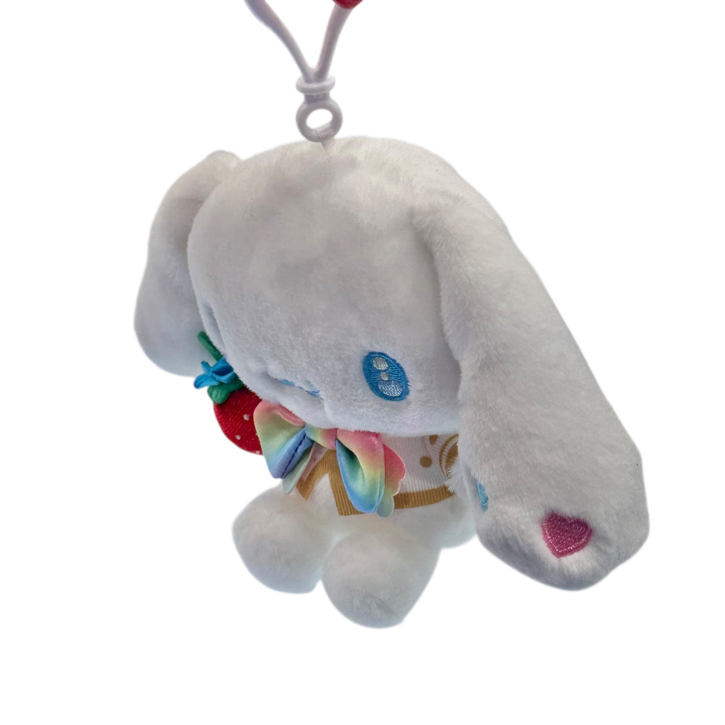 Cinnamoroll "Strawberry Rainbow" Mascot Clip On