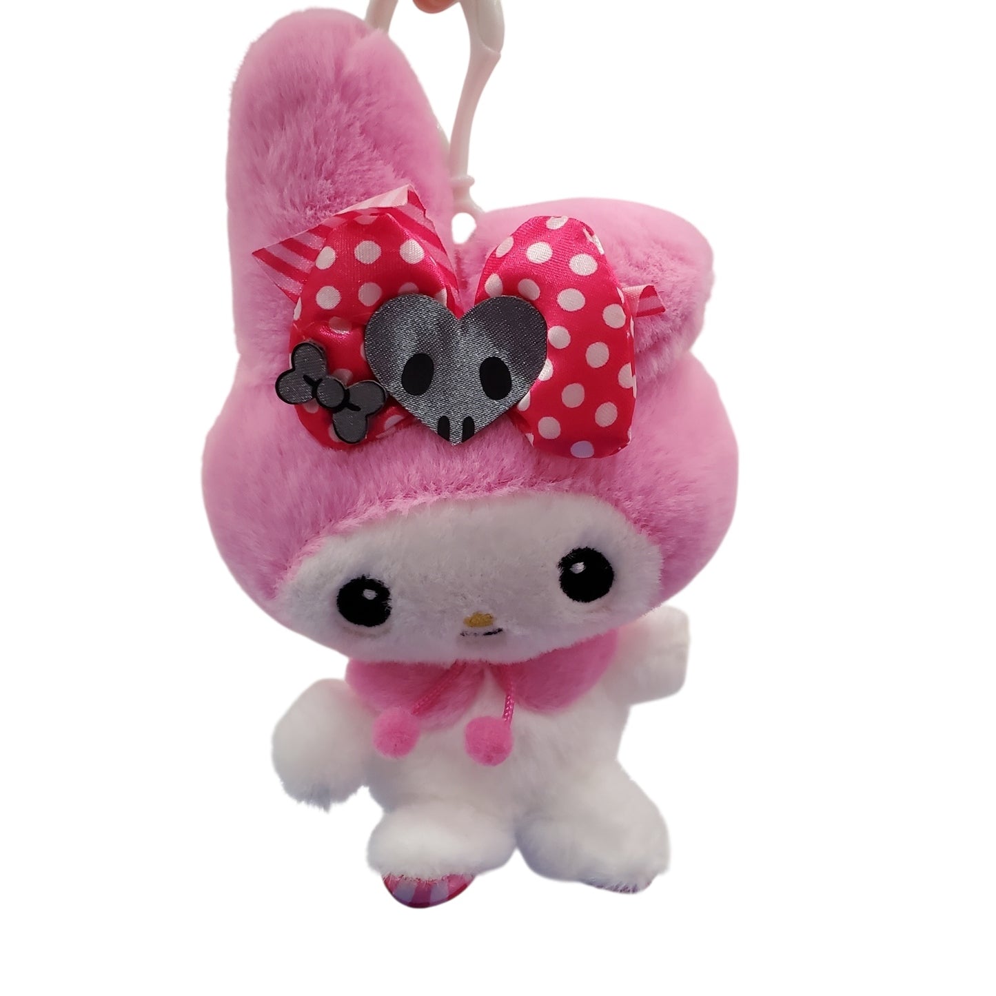 My Melody "Pink & Black Party" Mascot Clip On