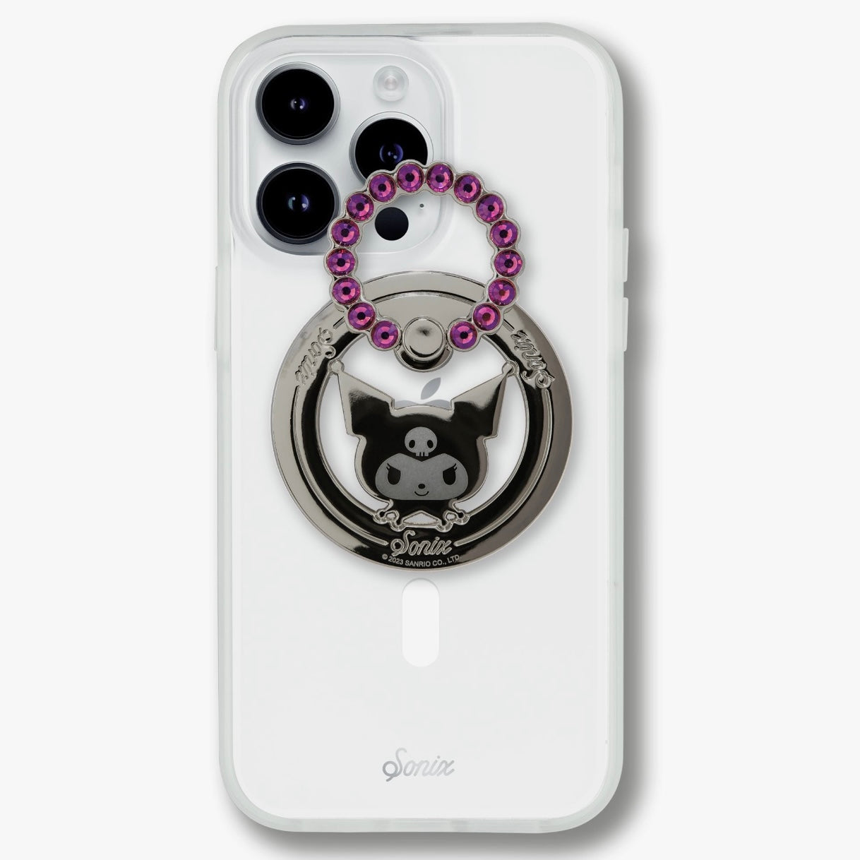 Sonix x Kuromi Magnetic Rhinestone Phone Ring