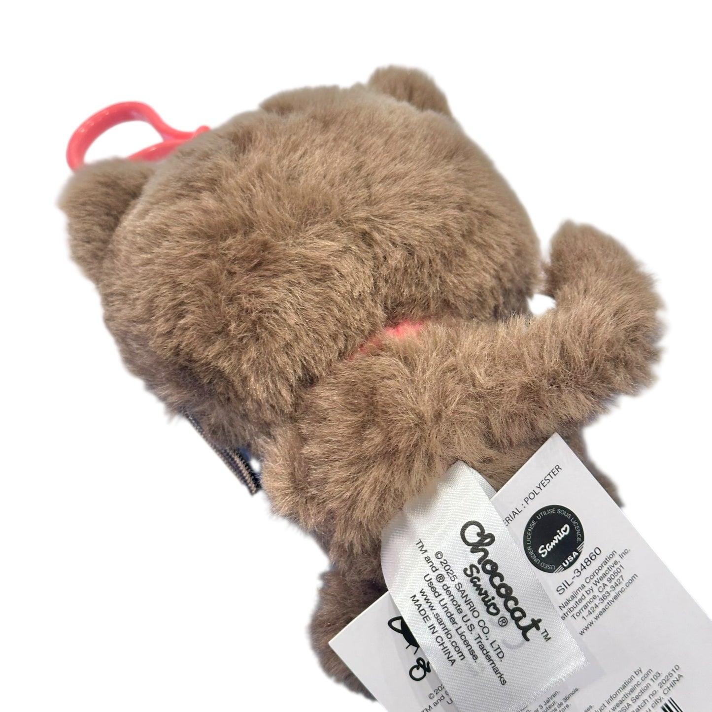 Chococat "Pale Fur" Mascot Clip On