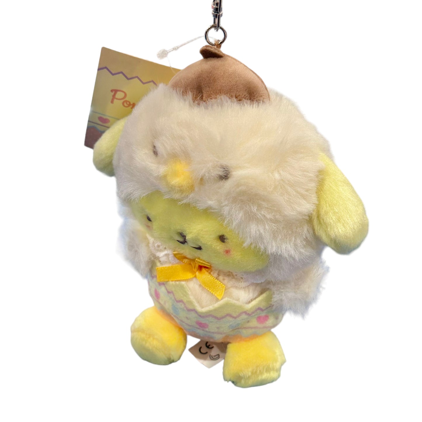 Pompompurin "Chick" Mascot Plush Keychain