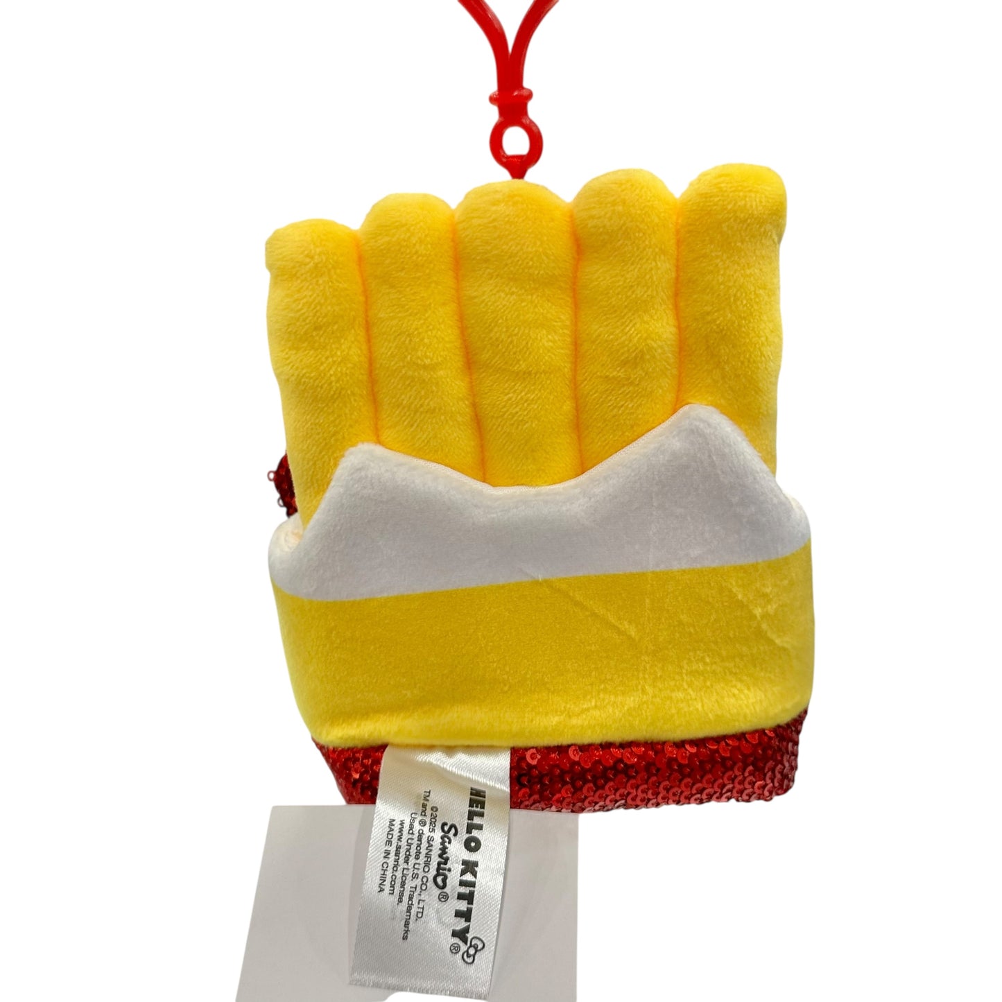 Hello Kitty "French Fries Burger Shop" Mascot Clip On