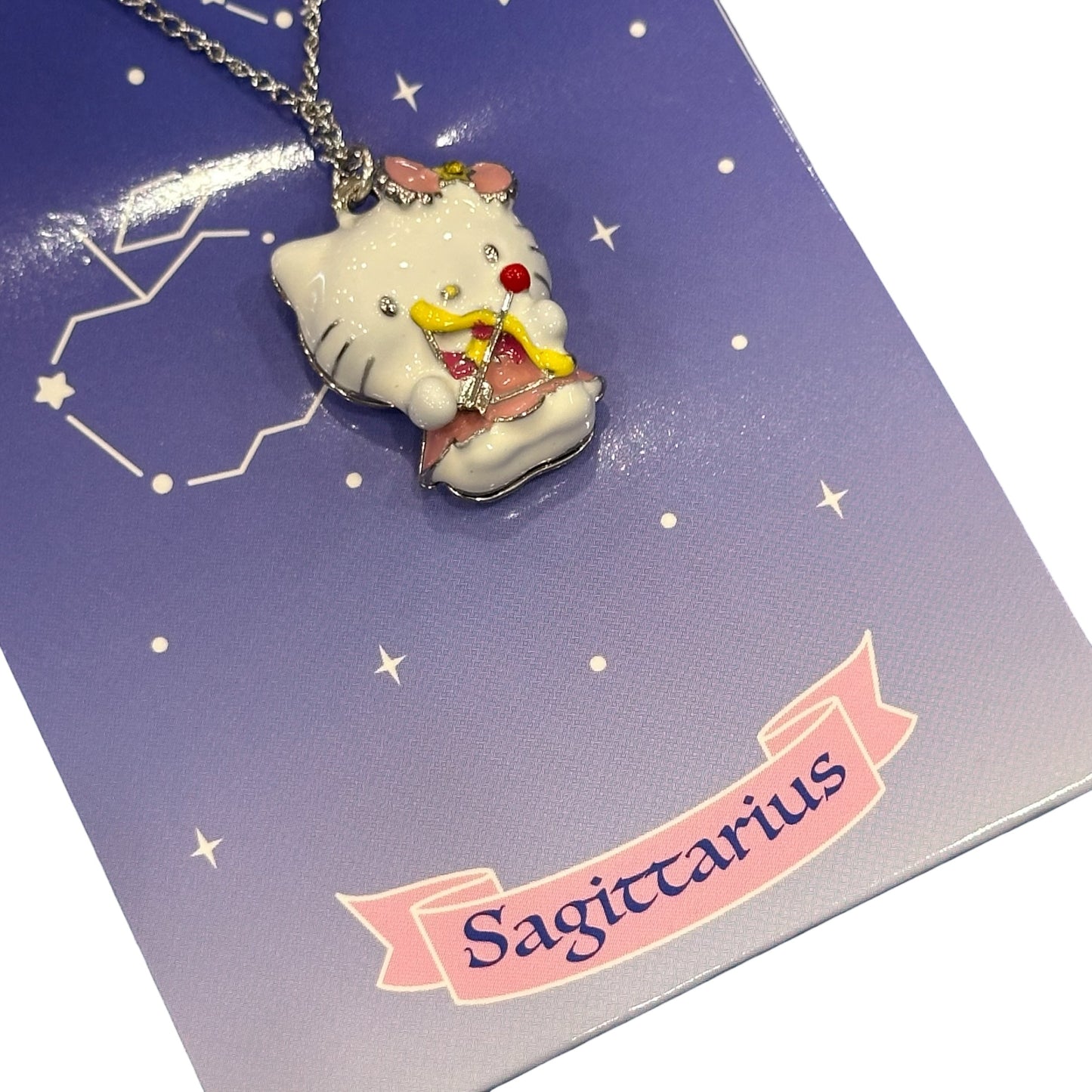 Hello Kitty "Sagittarius" Zodiac Necklace