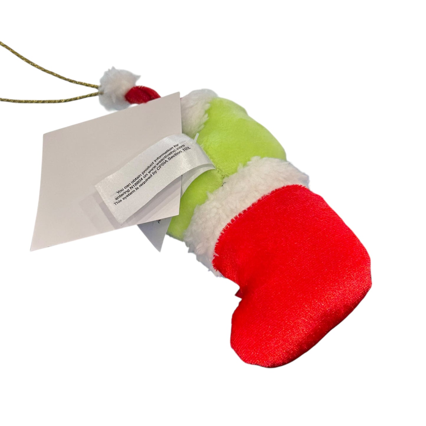 Keroppi Christmas Stocking Mascot Ornament