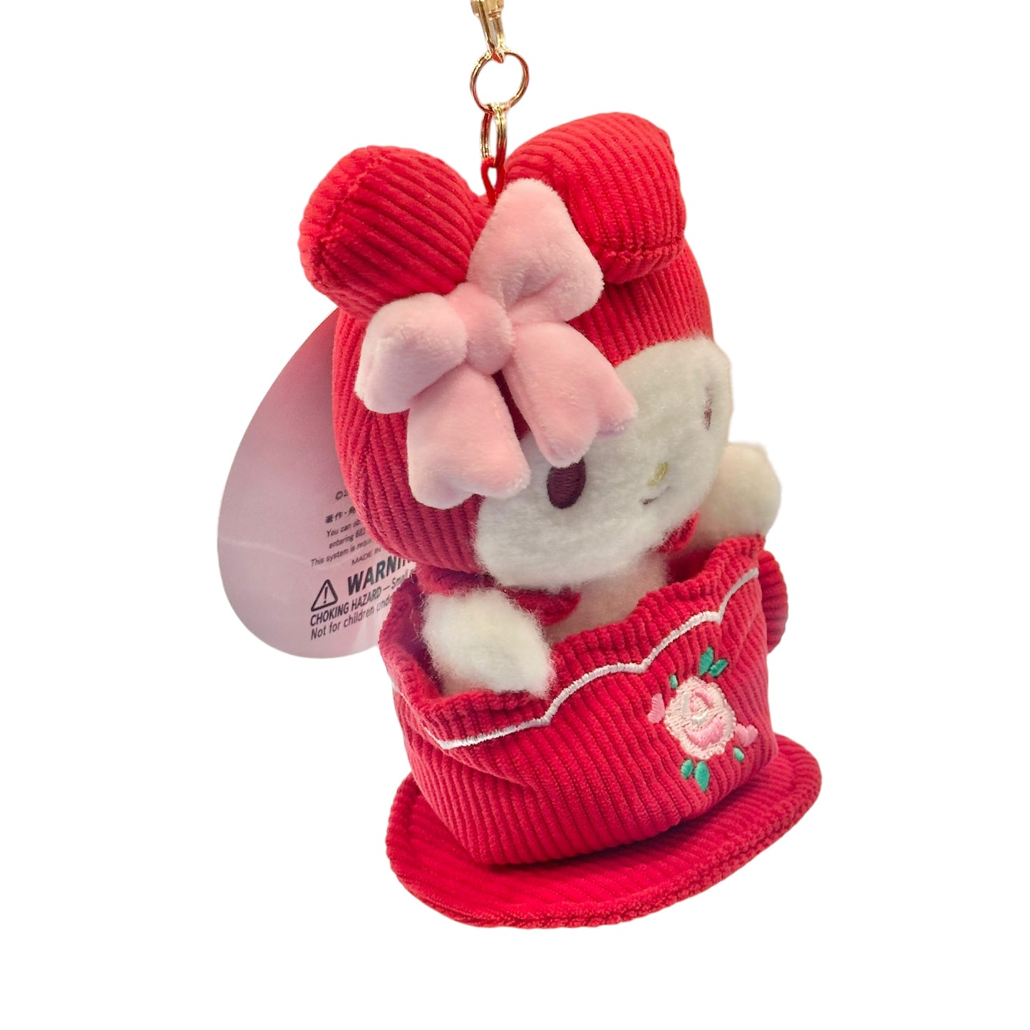 My Melody Mascot Plush Keychain
