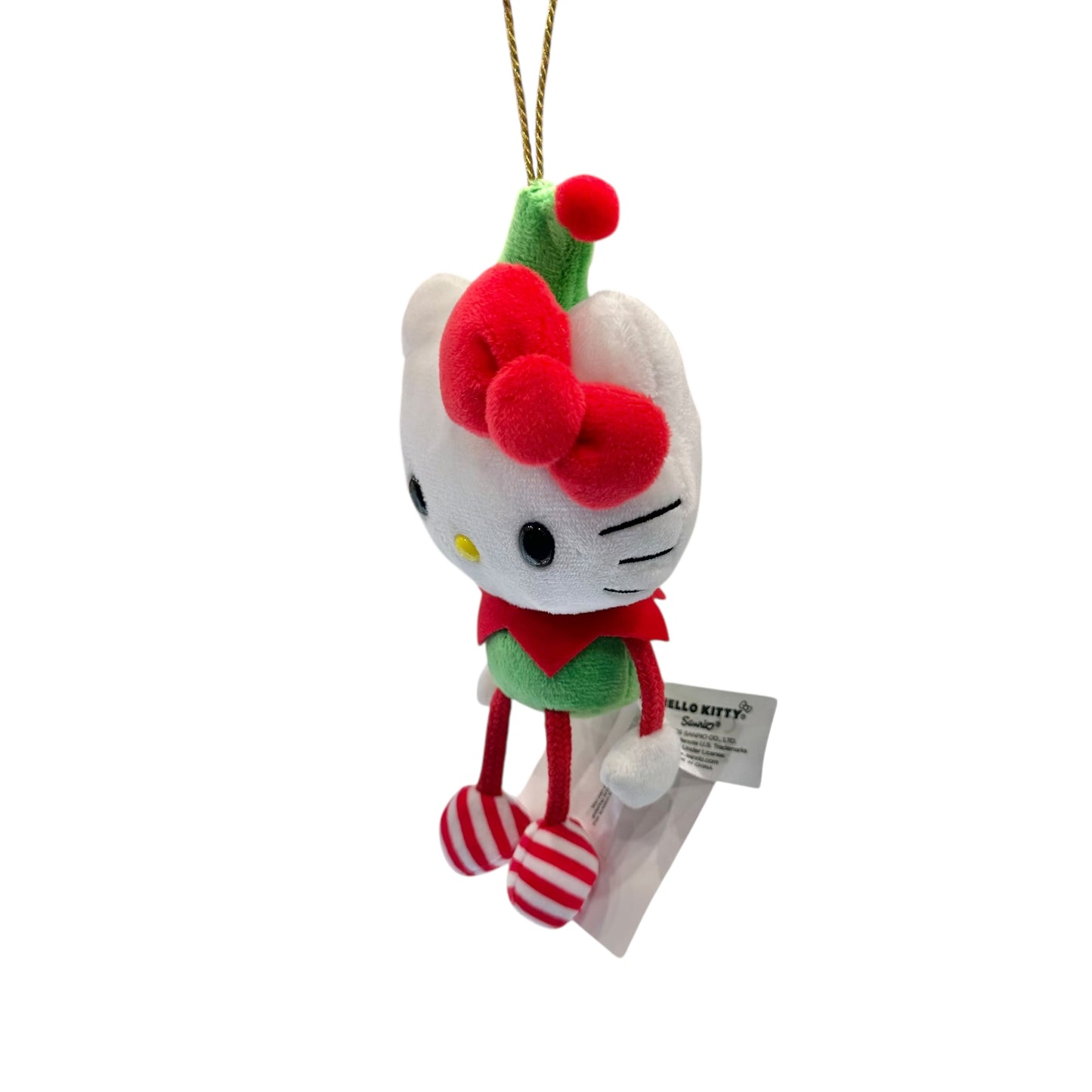 Hello Kitty "Elf" Swing Limbs Ornament