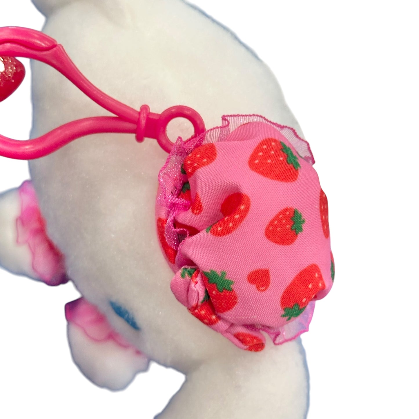Cinnamoroll "Strawberry Dress" Mascot w/ Ball Chain