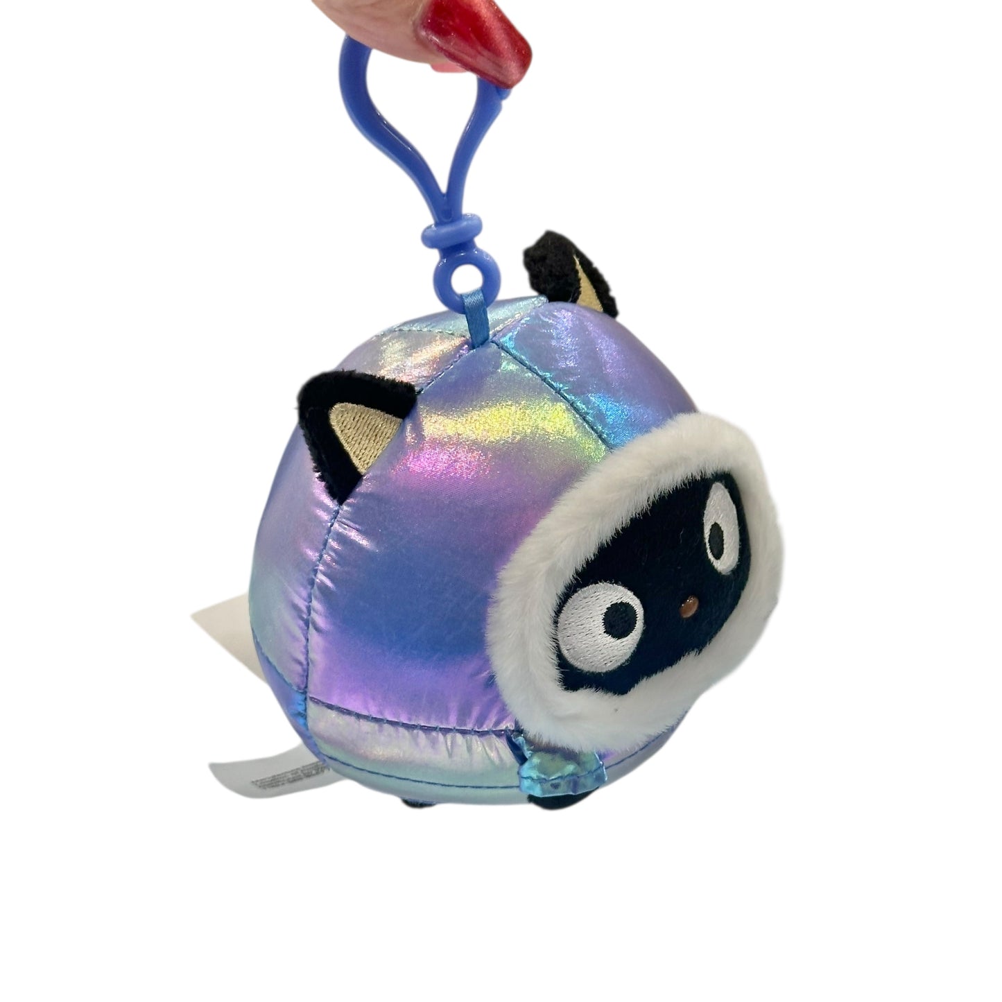 Chococat "Shiny Hooded Puffer Jacket" Mascot Clip On Plush