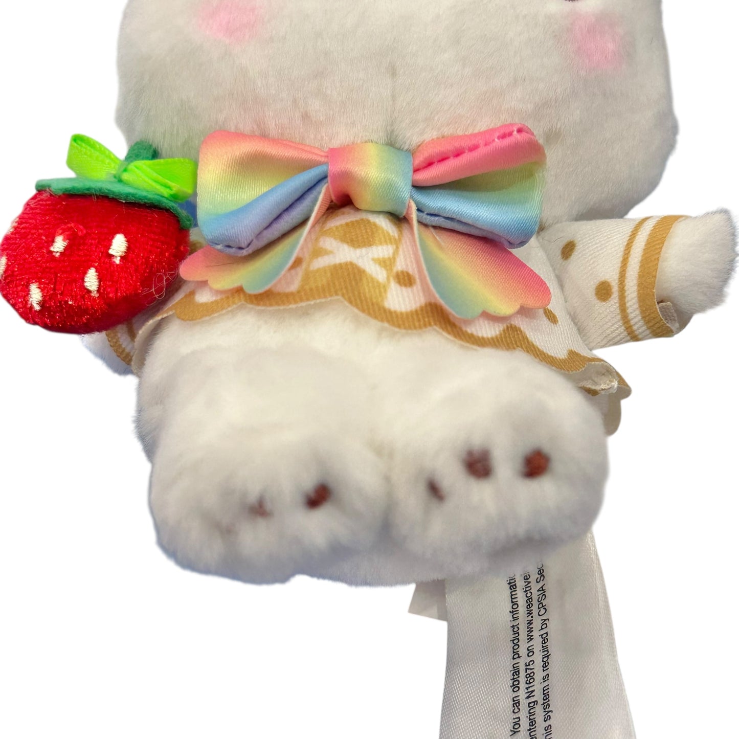 Pochacco "Strawberry Rainbow" Mascot Clip On