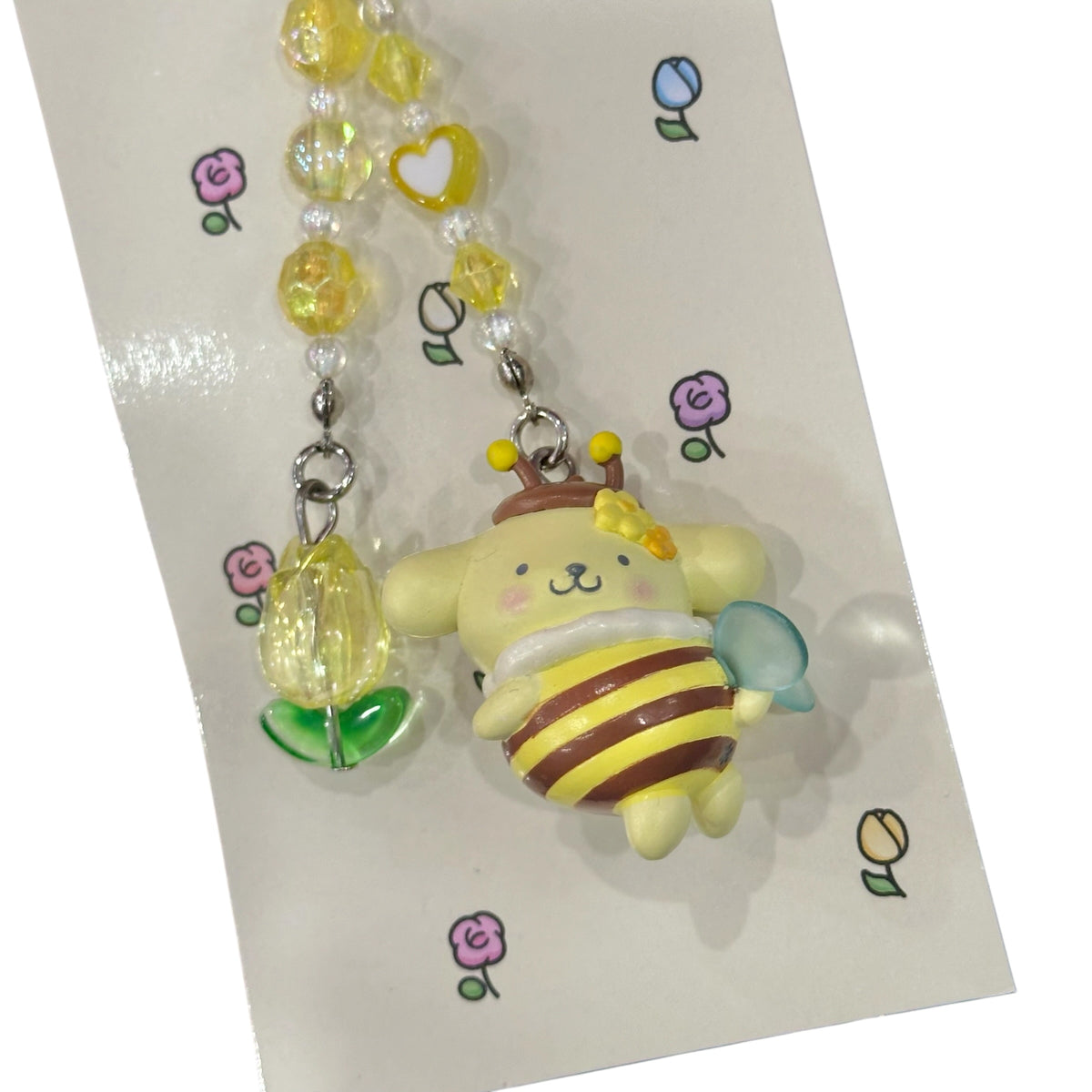 Pompompurin "Bee" Key Ring