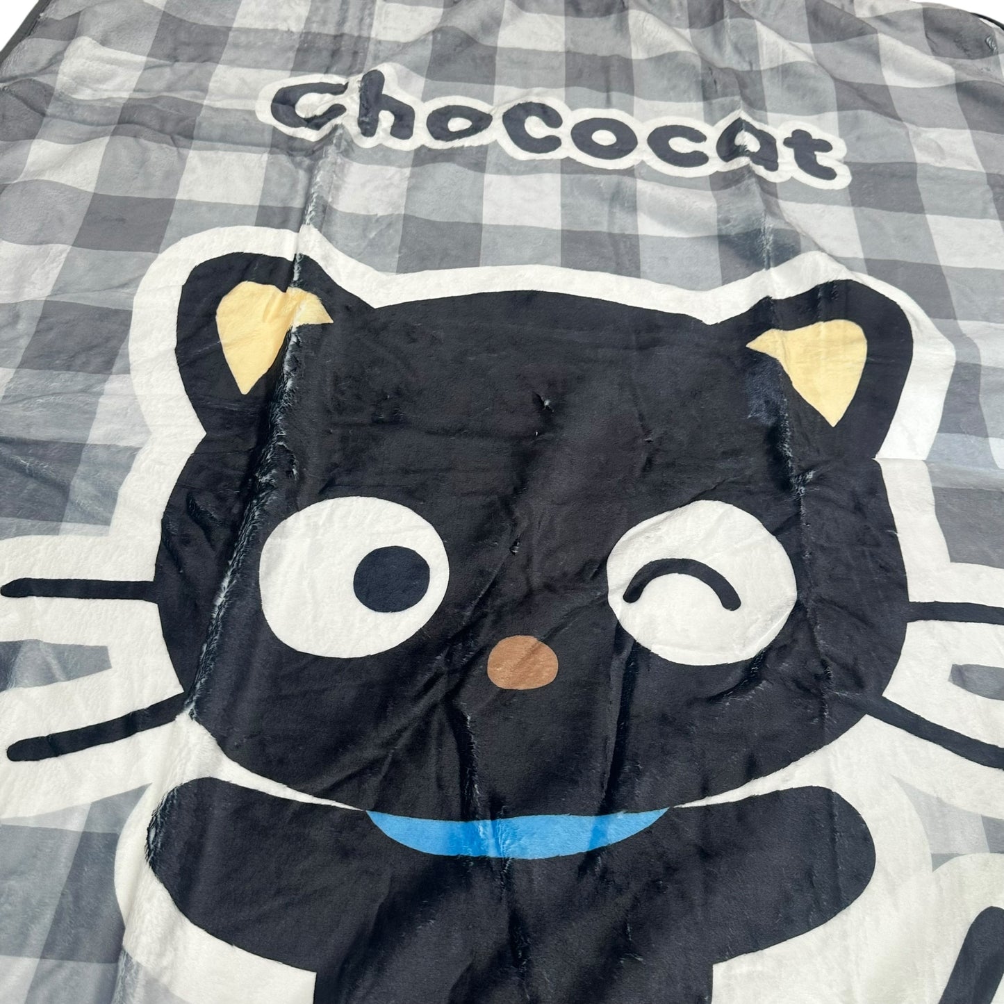 Chococat "Gingham Interior" Blanket